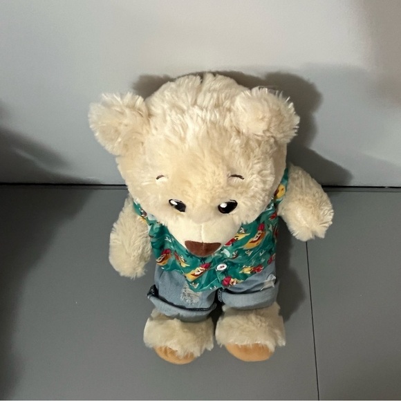 3/25$(Mix) Build-A-Bear Workshop Bear Dressed in a Hawaiian-Themed Outfit 2022 - Picture 4 of 10